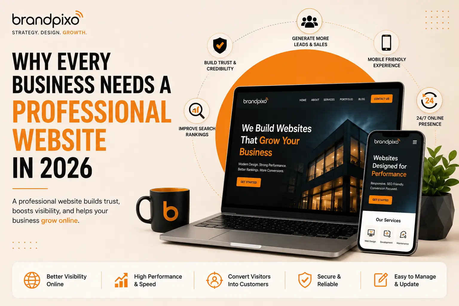 Professional business website design for growth SEO and online visibility